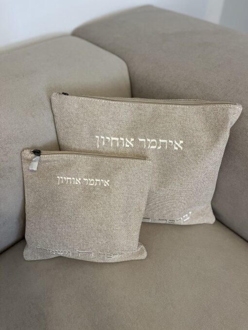 כיסוי פשתן גוון שמנת 1