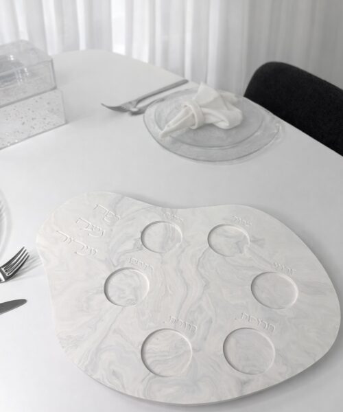 מגש ליל הסדר שי אפור