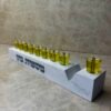 חנוכיה דגם אוריה שיש אפור 1